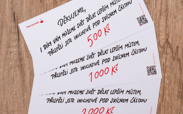 Voucher na částku 500 Kč až 2000 Kč