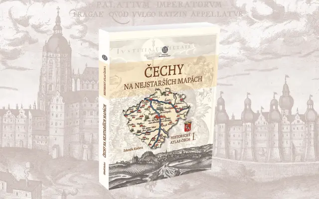 1x Kniha ČECHY NA NEJSTARŠÍCH MAPÁCH