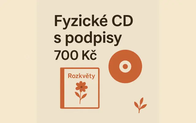 🎧 3️⃣ Fyzické CD s podpisy – 700 Kč