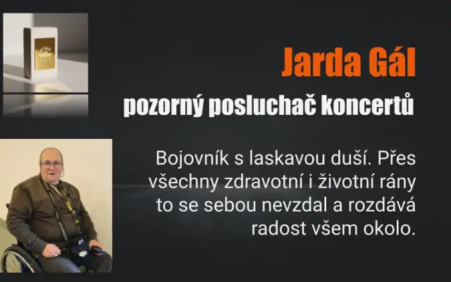 Pošli Jardu Gála na pódium pro Bílou cihlu (… a vyhraj v tombole)
