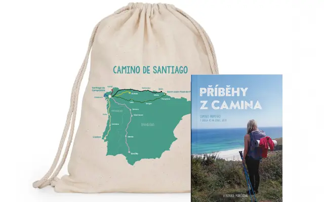 Kniha Příběhy z Camina s věnováním + batůžek (včetně poštovného)
