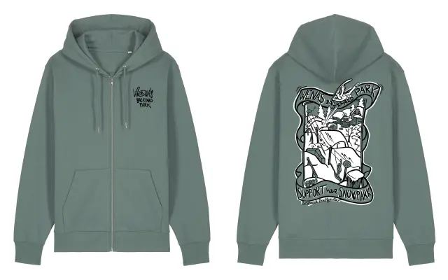 Mikina Wéna's Backyard Park - barva Green Bay