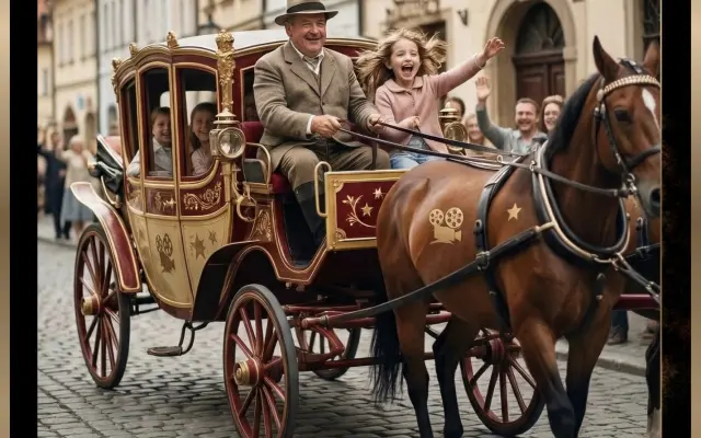 Místo radosti v koňském spřežení