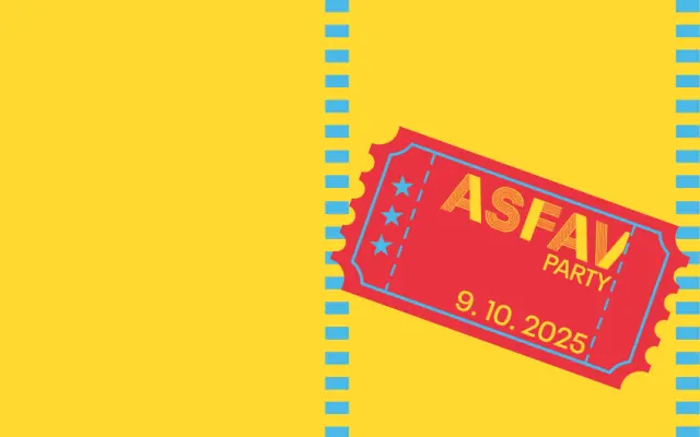 🥂 Vstupenka na ASFAV party 9. října 2025 Klub FAMU