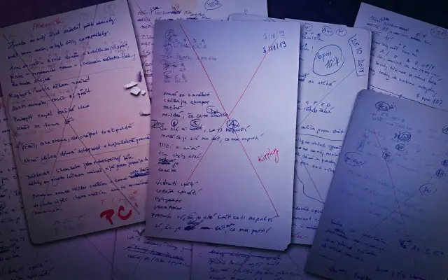 Ručně psané texty písní