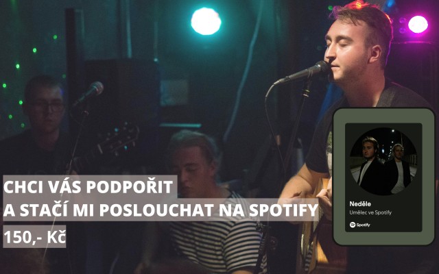 Chci vás podpořit a stačí mi poslouchat na streamovacích platformách