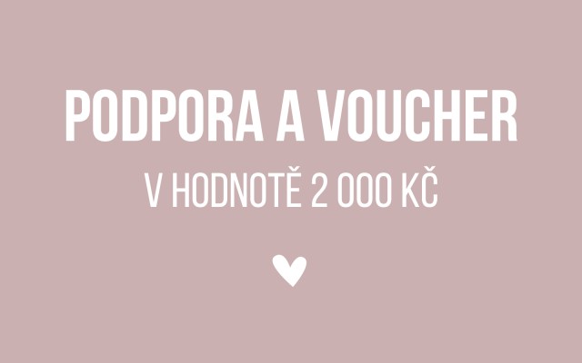 Podpora a Voucher na nákup zboží v hodnotě 2000 Kč