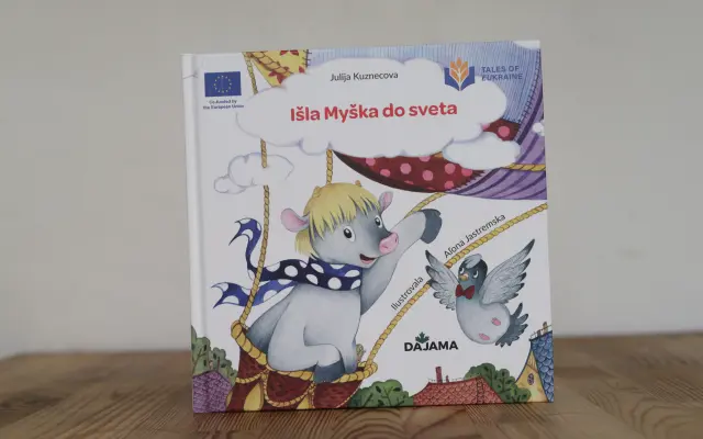Dětská knížka Išla Myška do sveta (SK)