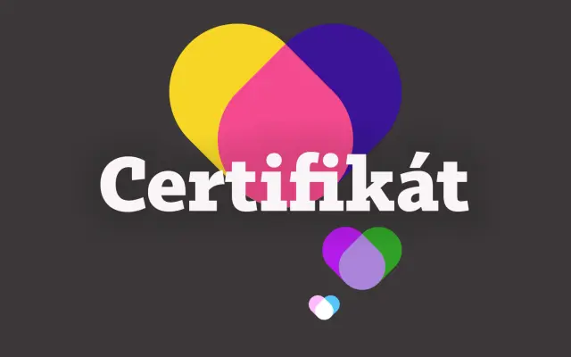 Certifikát od členstva Most Pride