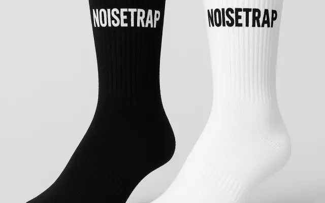 NOISETRAP socks BLACK & WHITE edition