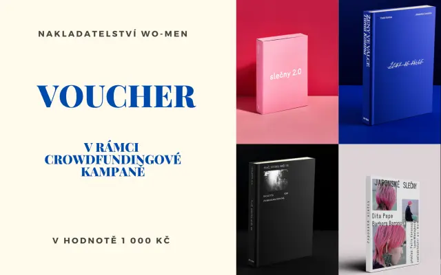 1x voucher na knihy wo-men v hodnotě 1 000 Kč se slevou
