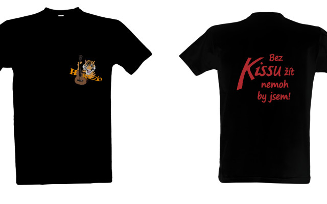 Tričko s motivem písně "Rádio Kiss"