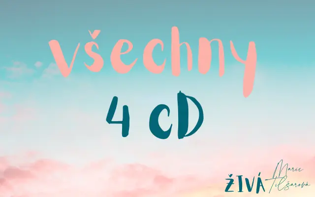VŠECHNA 4 ALBA na CD (Pusť to po vodě, Domů, Pošli to dál, Živá Marie)