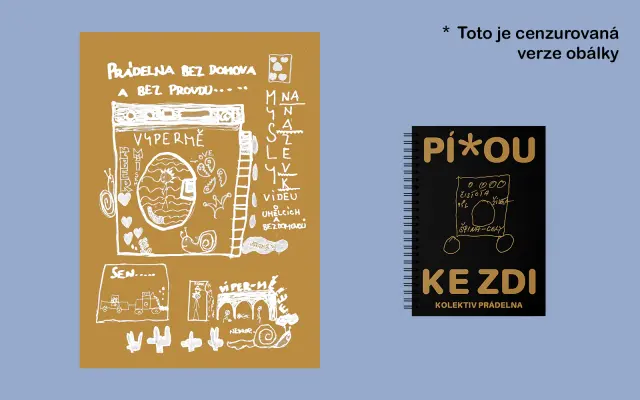 Balíček: Kniha kolektivu Prádelna + A3 tisk ilustrace „Pračka“