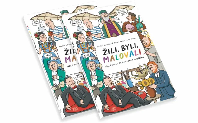 2 knihy ŽILI, BYLI, MALOVALI