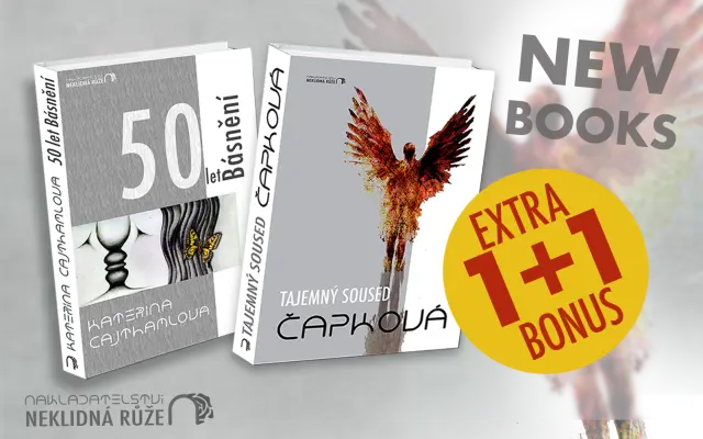 Speciální balíček: Tajemný soused a básnická sbírka Kateřiny Cajthamlové i s podpisem