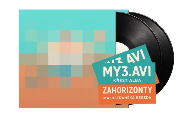 NÓBL PLACKA + LUPENY – 2LP ZAHORIZONTY + 2× lístek na křest