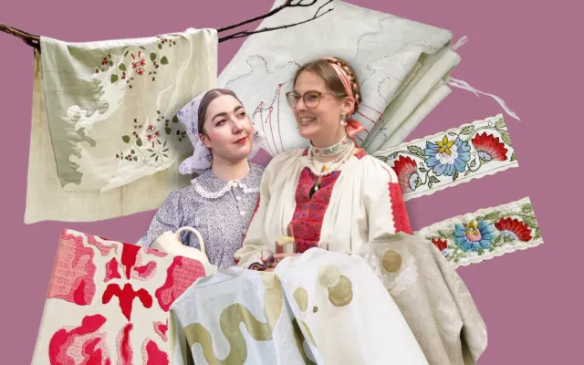 Kurz vyšívání se Saškou a Eliškou