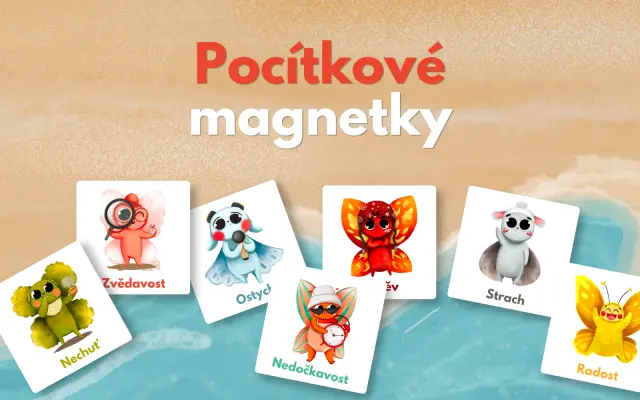 1x Pocítkové magnetky (bez knížky)