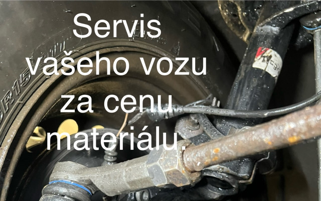 Poukaz na servis vozu.