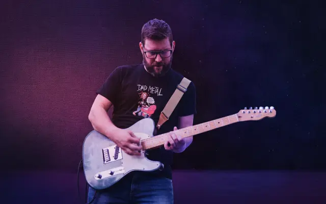 Hodina hry na kytaru s Matějem