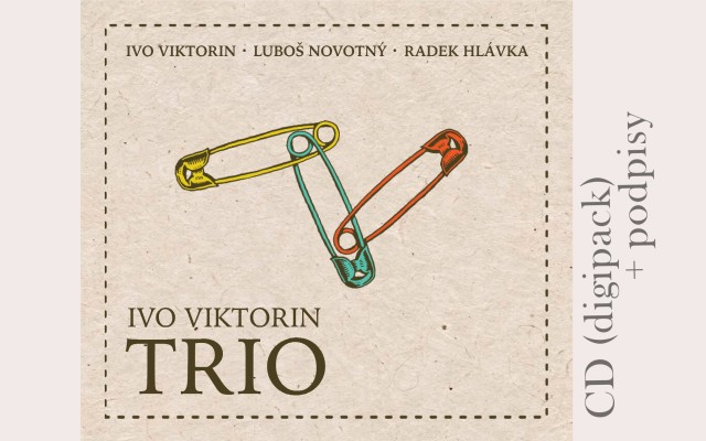 CD Ivo Viktorin Trio (balení digipack) s podpisy Tria