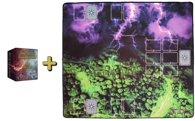 1x Speciální podložka 80x70cm + 1× Škoda kouzla které padne vedle: velké rozšíření – s předáním v Praze