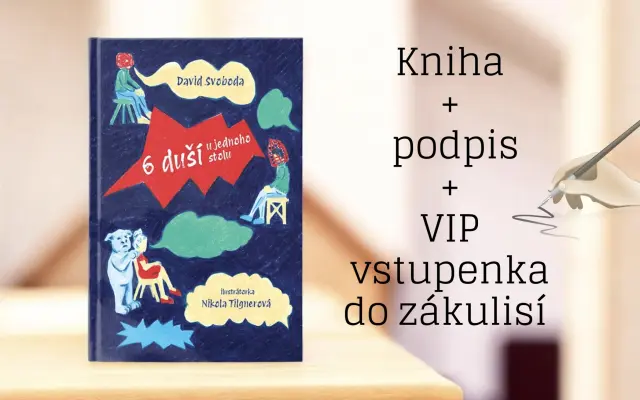 Kniha s podpisem + VIP vstupenka do zákulisí (Digitální balíček)