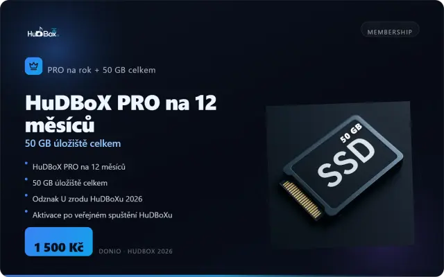 PRO na rok a 50 GB celkem