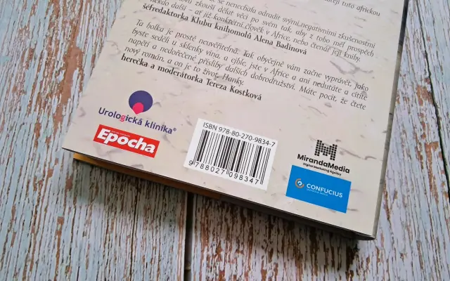 Partner příběhu - logo na zadní obálce knihy (pouze 3 místa)