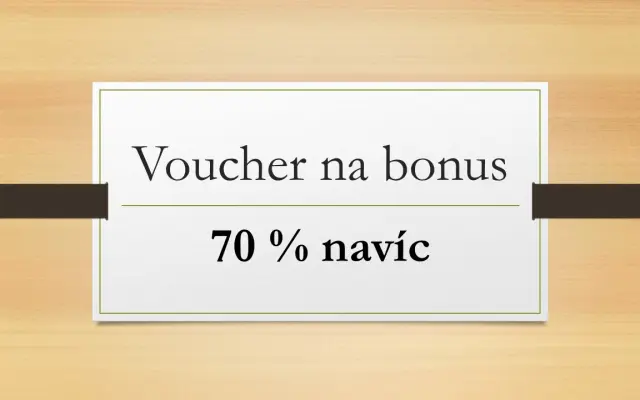 Zaplaťte 5 000 Kč a získejte voucher v hodnotě 8 500 Kč.