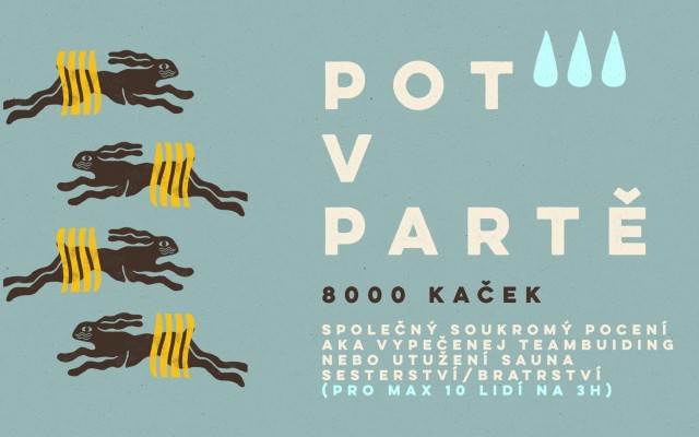 Pot v partě – teambuilding/soukromá sauna