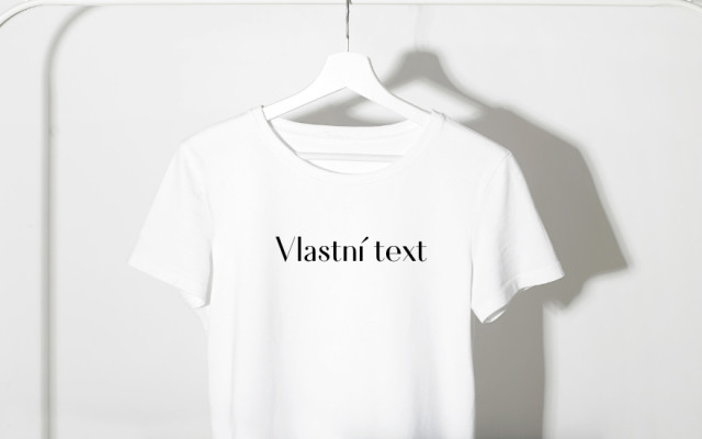 Perzonalizované tričko z BIO BAVLNY s vlastním textem