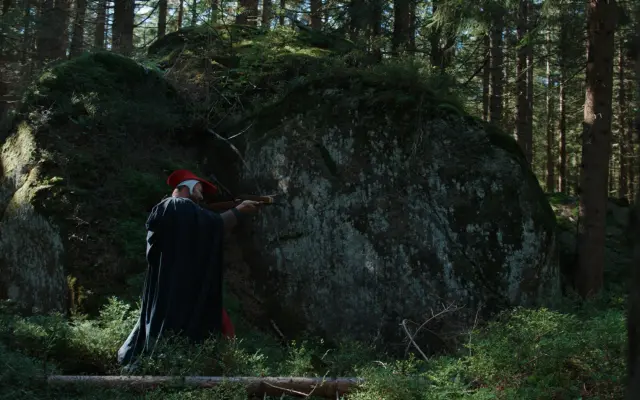 Pohlednice s fotkou z filmu