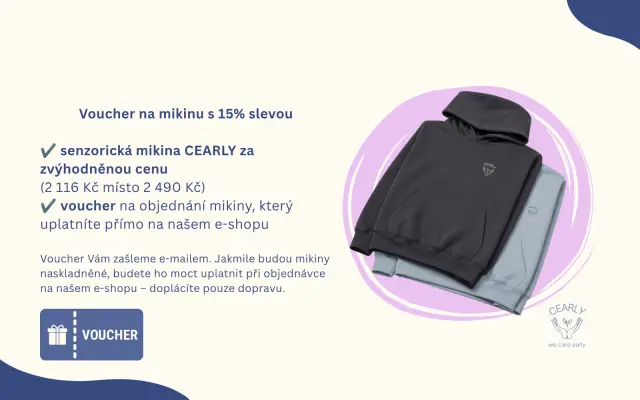 Voucher na mikinu s 15% slevou