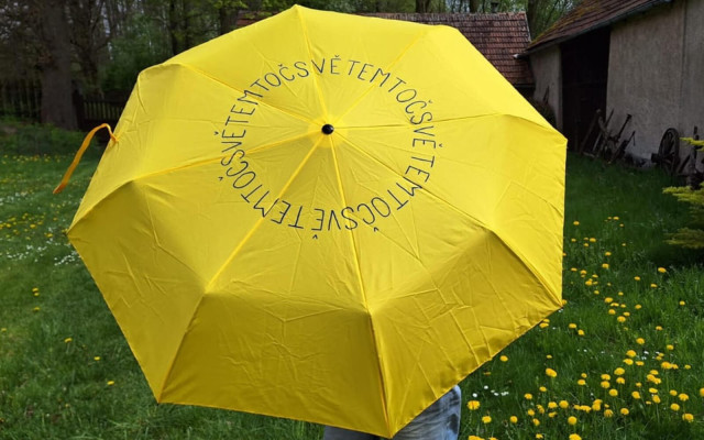 Ručně zdobený deštník LIMITOVANÁ EDICE