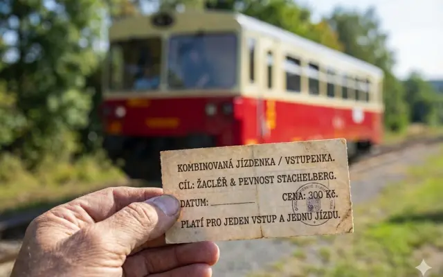 Jízdenka do Žacléře a vstupenka na Stachelberg