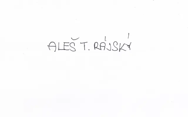Kráskozvíře s podpisem a věnováním