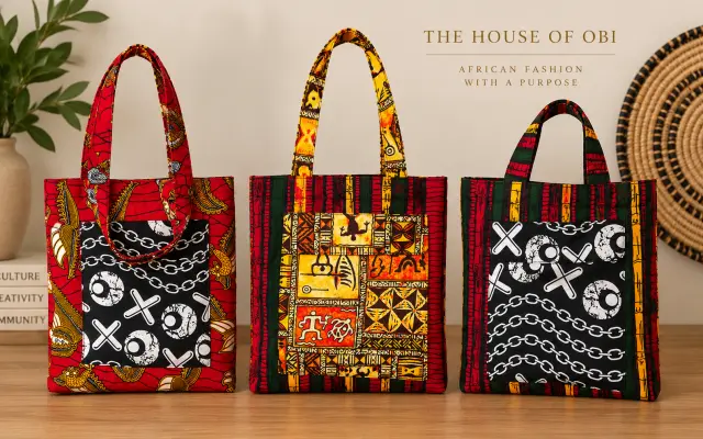 ANKARA BAG - plátěná taška z Ankara látky na rameno