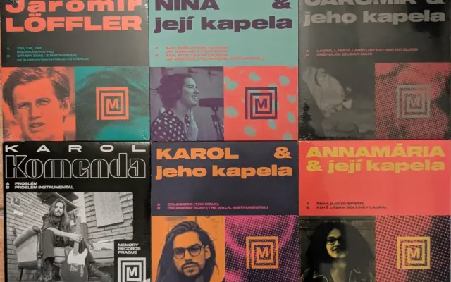 Sběratelská sada 6x vinylový singl Memory Records Prague