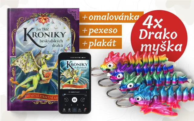 Kniha PREMIUM + audiokniha +  VELKÝ balíček dračích úžasností