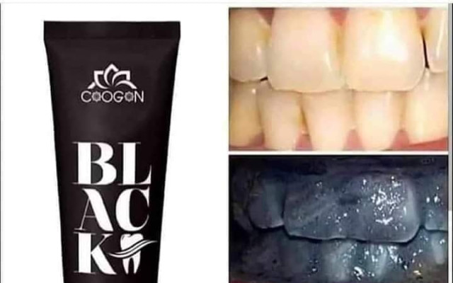 Přírodní bělící zubní pasta s černým uhlím