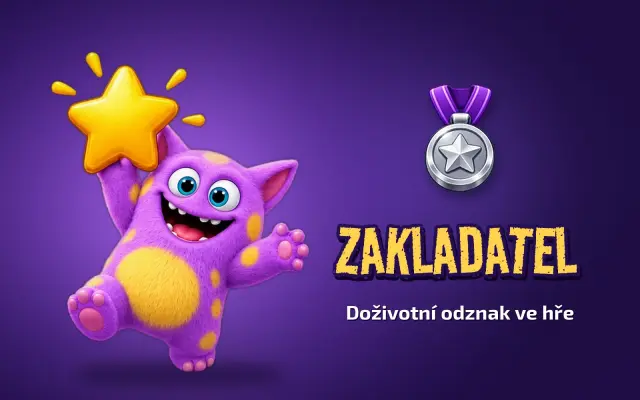 Zakladatel: doživotní odznak ve hře
