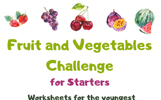 Fruit & Vegetables Challenge/ Ovocno-zeleninová výzva pro školkové děti v pdf souboru