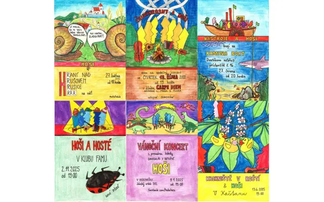 LIMITKA: Originál malovaný plakátek ke koncertu