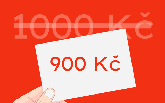 VOUCHER V HODNOTĚ 1000KČ / GIFT CARD 1000KČ