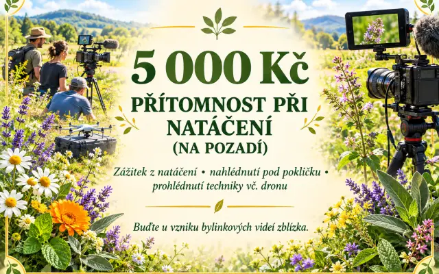 SPECIÁLNÍ - přítomnost při natáčení (na pozadí)