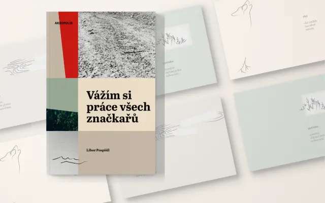 Výtisk knihy s podpisem autora + sada 5 pohlednic s ilustracemi z knihy