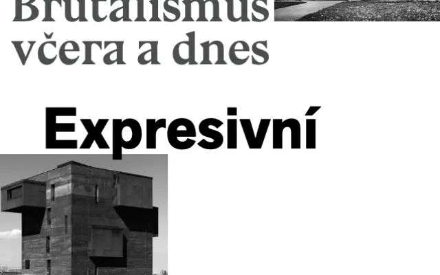 Kniha "Brutalismus včera a dnes: Masivní, expresivní, skulpturální"