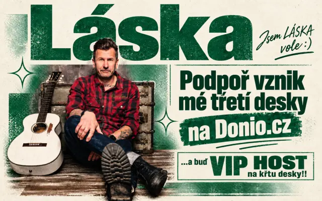 VIP vstupenka na prosincovej koncertní křest desky v Praze